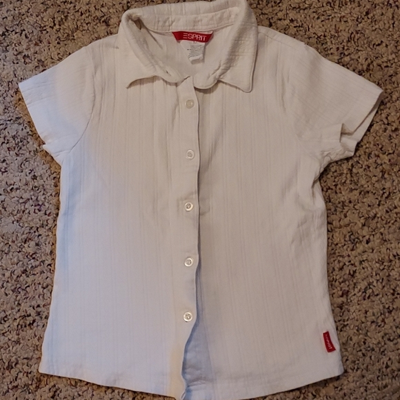 Esprit button down shirt girls size M - Picture 1 of 3